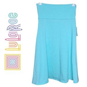 LuLaRoe Skirt/Strapless Tunic Aqua NWT